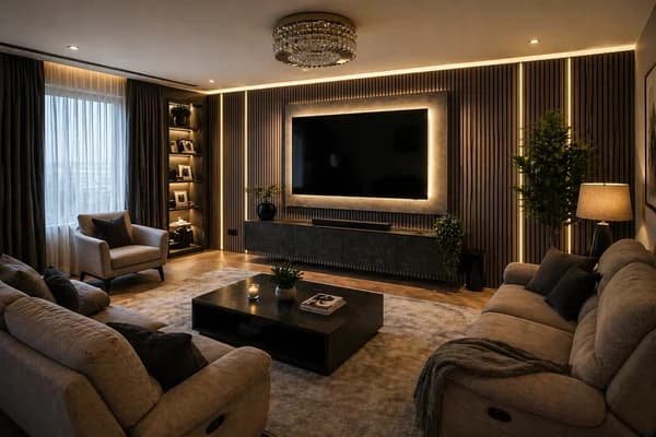 The Bruce Media Wall Without Fireplace