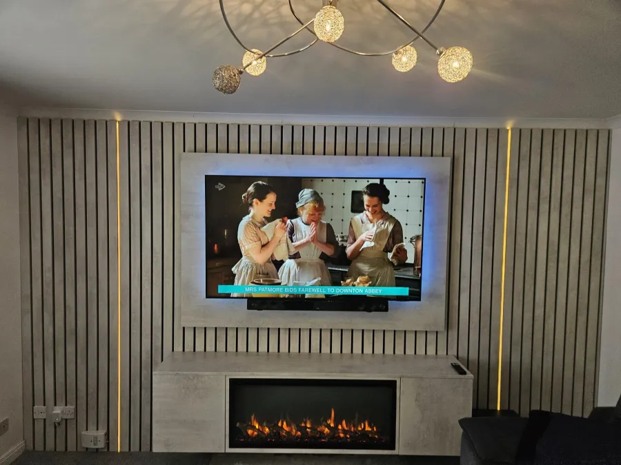 The Bruce Media Wall Without Fireplace